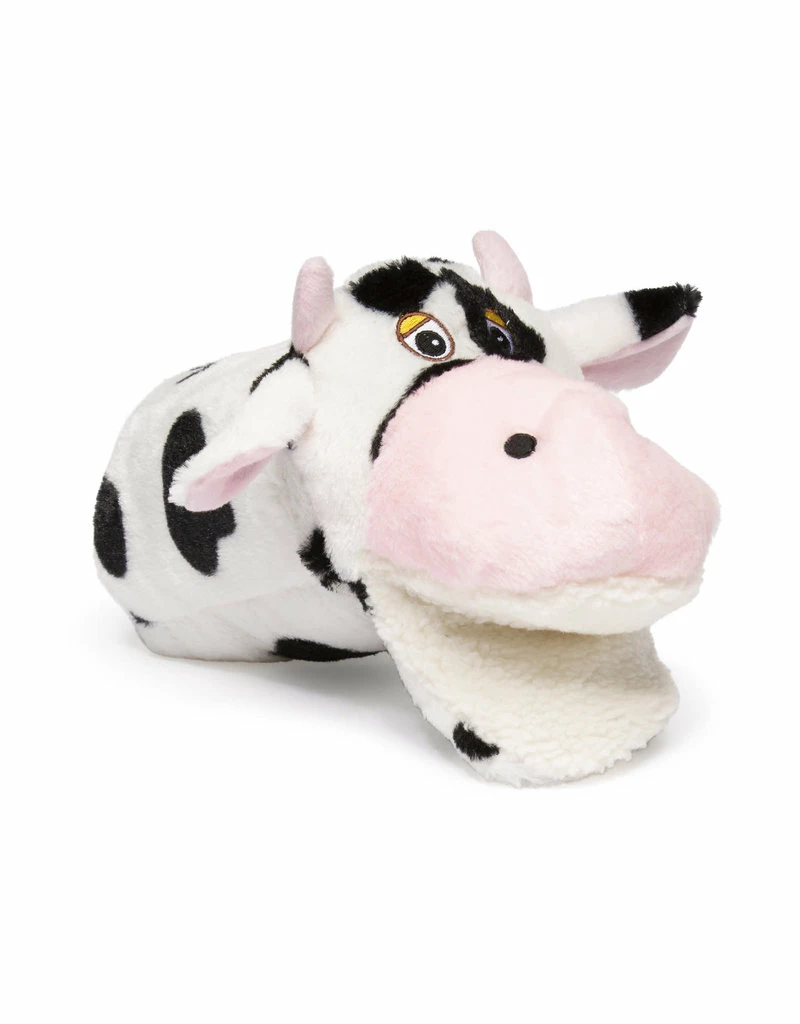 BARKOLOGY Hand Puppet Dog Toy Connie The Cow