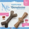 BENEBONE Puppy Bacon 2 Pack Stick & Zaggler
