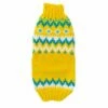 CHILLY DOG Electric Yellow Fairisle Sweater