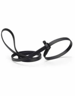 DOGLINE Biothane Slip Lead Black 5ft