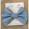 FISH & BONE Bow Tie Blue Stripe