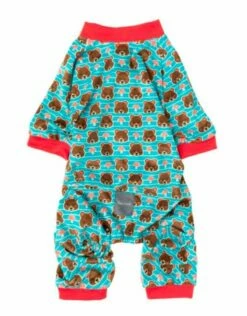 FUZZYARD Dog Onesie PJ's Fuzz Bear