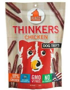 PLATO Thinkers Dog Treats In Chicken