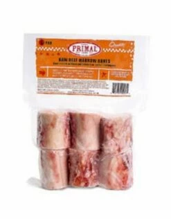 PRIMAL Frozen Raw Beef Marrow Bones 2 In. 6 Pack