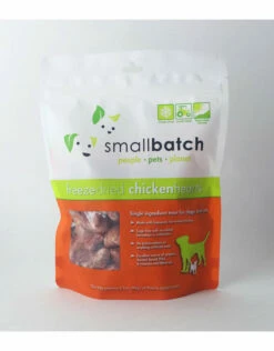 SMALL BATCH Freezedried Chicken Heart Dog & Cat Treats 3.5 Oz.