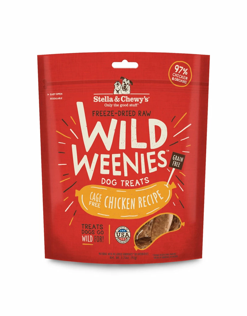 STELLA & CHEWY'S Chicken Wild Weenies Dog Treats 3.25 Oz.