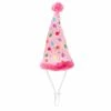 WORTHY DOG Birthday Party Hat Pink