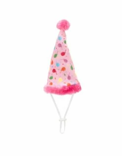 WORTHY DOG Birthday Party Hat Pink