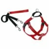 2 HOUNDS DESIGN Freedom No-Pull Harness & Leash 1 Inch Red