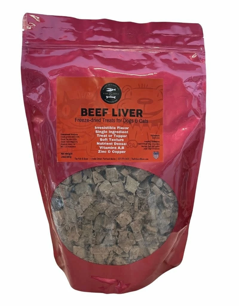 FISH & BONE Freeze-dried Beef Liver - Image 2