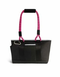 ROVERLUND Out And About Pet Tote Black And Magenta