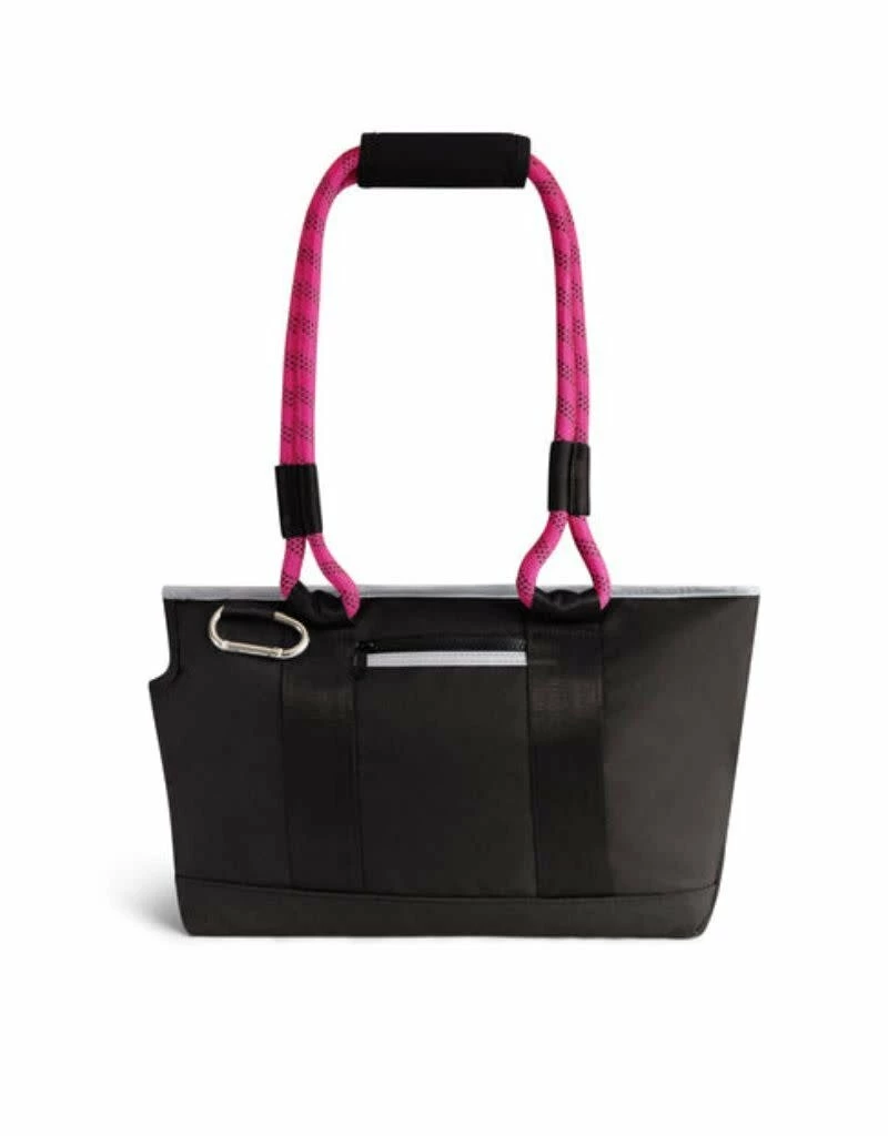 ROVERLUND Out And About Pet Tote Black And Magenta