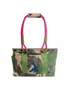 ROVERLUND Out And About Pet Tote Camo And Magenta S