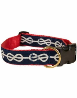 THE BELTED COW Dog Collar Classic Knots
