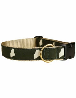 THE BELTED COW Original Maine Silhouette Dog Collar